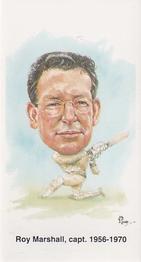 1991 John M. Brindley Hampshire County Cricket Club #NNO Roy Marshall Front