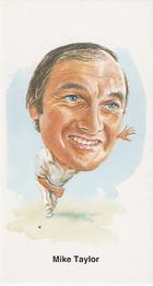 1991 John M. Brindley Hampshire County Cricket Club #NNO Mike Taylor Front