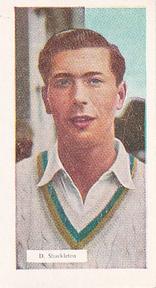 1958 National Spastics Society Famous County Cricketers #3 Derek Shackleton Front