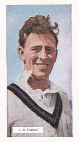 1958 National Spastics Society Famous County Cricketers #17 Brian Statham Front