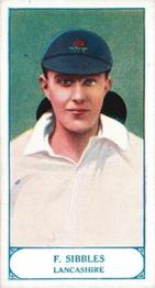 1926 J.A. Pattreiouex Cricketers #6 Frank Sibbles Front