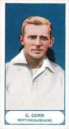 1926 J.A. Pattreiouex Cricketers #10 George Gunn Front