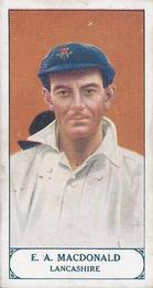 1926 J.A. Pattreiouex Cricketers #32 Edgar McDonald Front