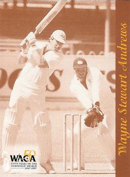 1997-98 Western Australia Cricket Limited Edition 50 Years In The Sheffield Shield Cricket #2 Wayne Stewart Andrews Front