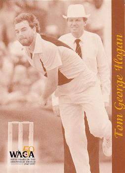 1997-98 Western Australia Cricket Limited Edition 50 Years In The Sheffield Shield Cricket #15 Tom George Hogan Front