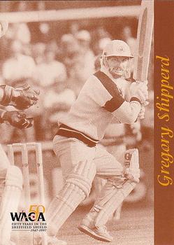 1997-98 Western Australia Cricket Limited Edition 50 Years In The Sheffield Shield Cricket #42 Gregory Shipperd Front
