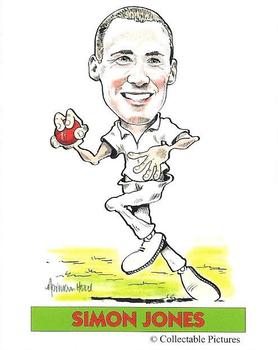 2005 Collectable Pictures The Ashes #12 Simon Jones Front