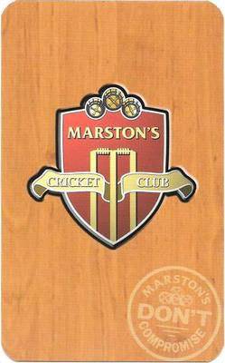 2007 Marston's Brewery Cricket Club #NNO Header Card Front