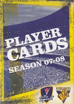 2007-08 Cricket Victoria #NNO Player Cards Season 07-08 Front