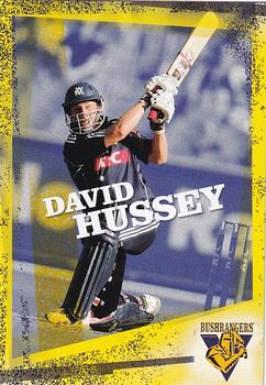 2007-08 Cricket Victoria #NNO David Hussey Front