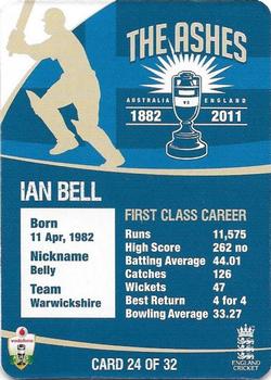 2010-11 Cricket Australia The Ashes 1882-2011 #24 Ian Bell Back