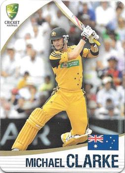 2010-11 Cricket Australia The Ashes 1882-2011 - Gold Foil #1 Michael Clarke Front