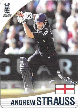 2010-11 Cricket Australia The Ashes 1882-2011 - Gold Foil #4 Andrew Strauss Front