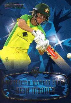 2021-22 TLA Traders Cricket Australia - Mojo Sapphire #MS52 Beth Mooney Front