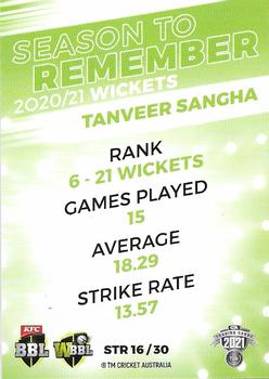 2021-22 TLA Traders Cricket Australia - Season to Remember #STR 16 Tanveer Sangha Back