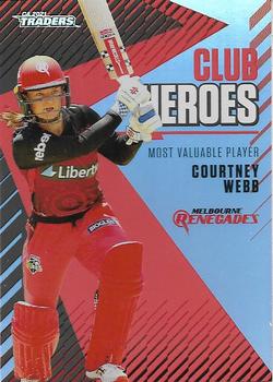 2021-22 TLA Traders Cricket Australia - Club Heroes #CH 08 Courtney Webb Front