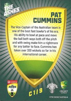 2021-22 TLA Traders Cricket Australia - Ashes Caricatures #C1 Pat Cummins Back