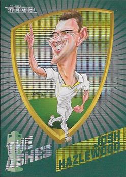 2021-22 TLA Traders Cricket Australia - Ashes Caricatures #C3 Josh Hazlewood Front