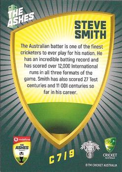 2021-22 TLA Traders Cricket Australia - Ashes Caricatures #C7 Steve Smith Back