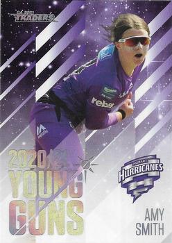2021-22 TLA Traders Cricket Australia - Young Guns White #YG 08 Amy Smith Front