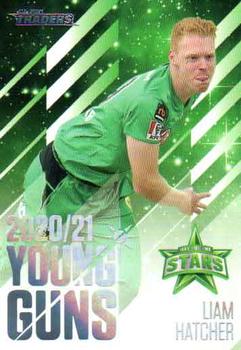 2021-22 TLA Traders Cricket Australia - Young Guns White #YG 11 Liam Hatcher Front