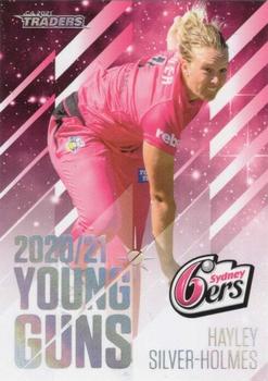 2021-22 TLA Traders Cricket Australia - Young Guns White #YG 16 Hayley Silver-Holmes Front