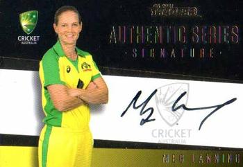 2021-22 TLA Traders Cricket Australia - Authentic Series Signatures #ASB 1 Meg Lanning Front