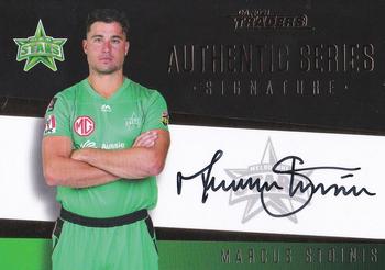2021-22 TLA Traders Cricket Australia - Authentic Series Signatures #ASB 6 Marcus Stoinis Front