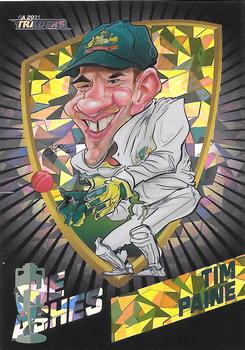 2021-22 TLA Traders Cricket Australia - Ashes Caricatures Black #CB6 Tim Paine Front