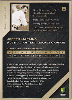 2011-12 SEP Australian Cricket Test Captains #10 J. Darling Back