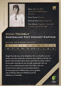2011-12 SEP Australian Cricket Test Captains #11 H. Trumble Back