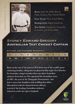 2011-12 SEP Australian Cricket Test Captains #14 S.E. Gregory Back