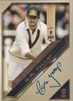 2011-12 SEP Australian Cricket Test Captains #36 G.N. Yallop Front