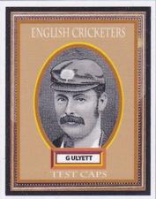 2011 Gold Cricket Cards Test Match No.1 England #11 George Ulyett Front