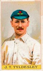 1912 Reeve's Chocolate Cricketers #19 John Tyldesley Front