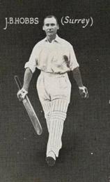 1928 Australian Licorice English Cricketers (Blue Back) #NNO Jack Hobbs Front
