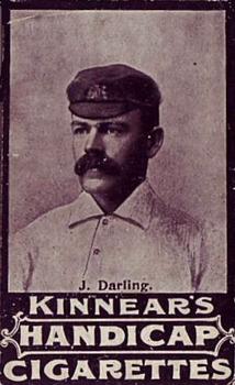 1899 Kinnear Australian Cricketers #NNO Joe Darling Front