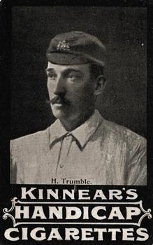 1899 Kinnear Australian Cricketers #NNO Hugh Trumble Front