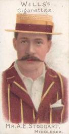 1901 Wills's Cricketer Series (Plain Backs) #1 Andrew Stoddart Front