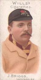 1901 Wills's Cricketer Series (Plain Backs) #3 Johnny Briggs Front