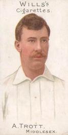 1901 Wills's Cricketer Series (Plain Backs) #5 Albert Trott Front
