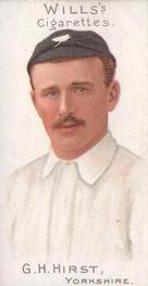 1901 Wills's Cricketer Series (Plain Backs) #6 George Hirst Front