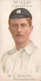 1901 Wills's Cricketer Series (Plain Backs) #16 William Quaife Front