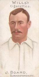 1901 Wills's Cricketer Series (Plain Backs) #24 Jack Board Front