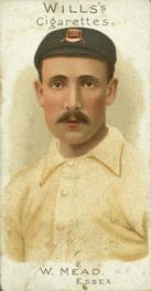 1901 Wills's Cricketer Series (Plain Backs) #43 Walter Mead Front