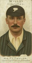 1901 Wills's Cricketer Series (Plain Backs) #50 Tom L. Taylor Front