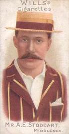 1901 Wills's Cricketer Series (Vignettes) #1 Andrew Stoddart Front