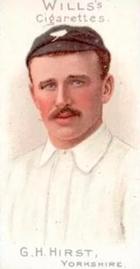1901 Wills's Cricketer Series (Vignettes) #6 George Hirst Front