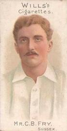 1901 Wills's Cricketer Series (Vignettes) #14 Charles Fry Front