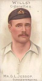 1901 Wills's Cricketer Series (Vignettes) #19 Gilbert Jessop Front